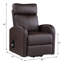 Fauteuil inclinable électrique en cuir synthétique Ricardo-1448888191