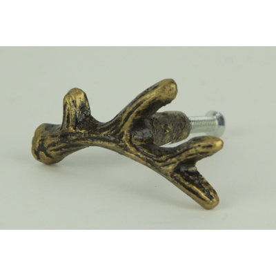 Cast Iron Small Deer Antler Cabinet Novelty Pull Multipack