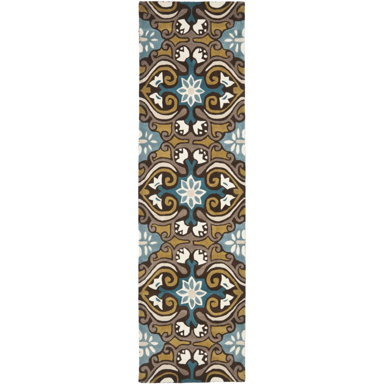 Amory Hand Tufted Wool Damask Rug