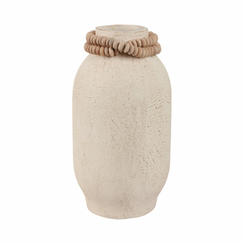 Albany Handmade Ecomix/Solid Wood Table Vase, 16" H x 8" W x 8" D