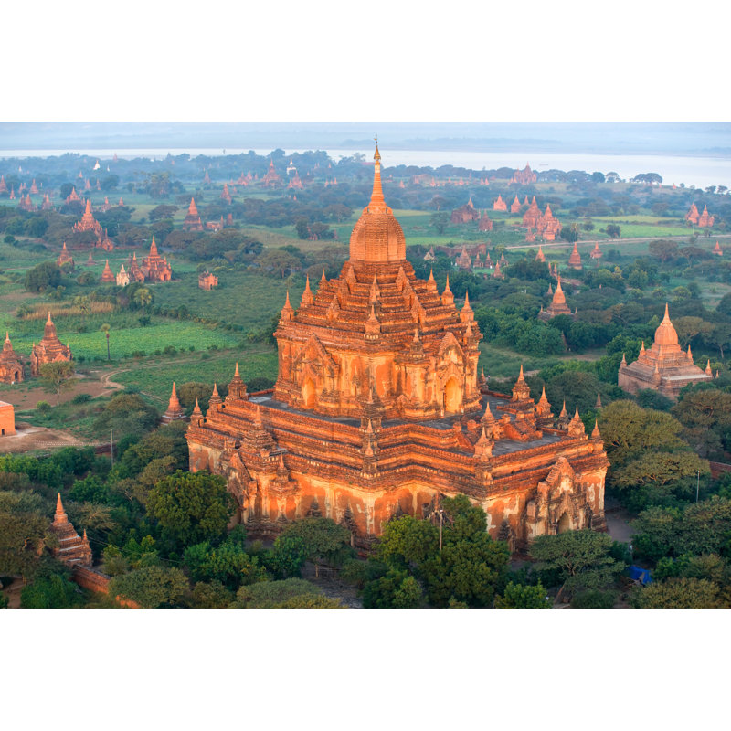 Htilominlo Temple, Bagan, Myanmar - Wrapped Canvas Print, 20cm H x 30cm W x 3.8cm D