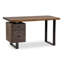 Metal File Solid Wood Table Base