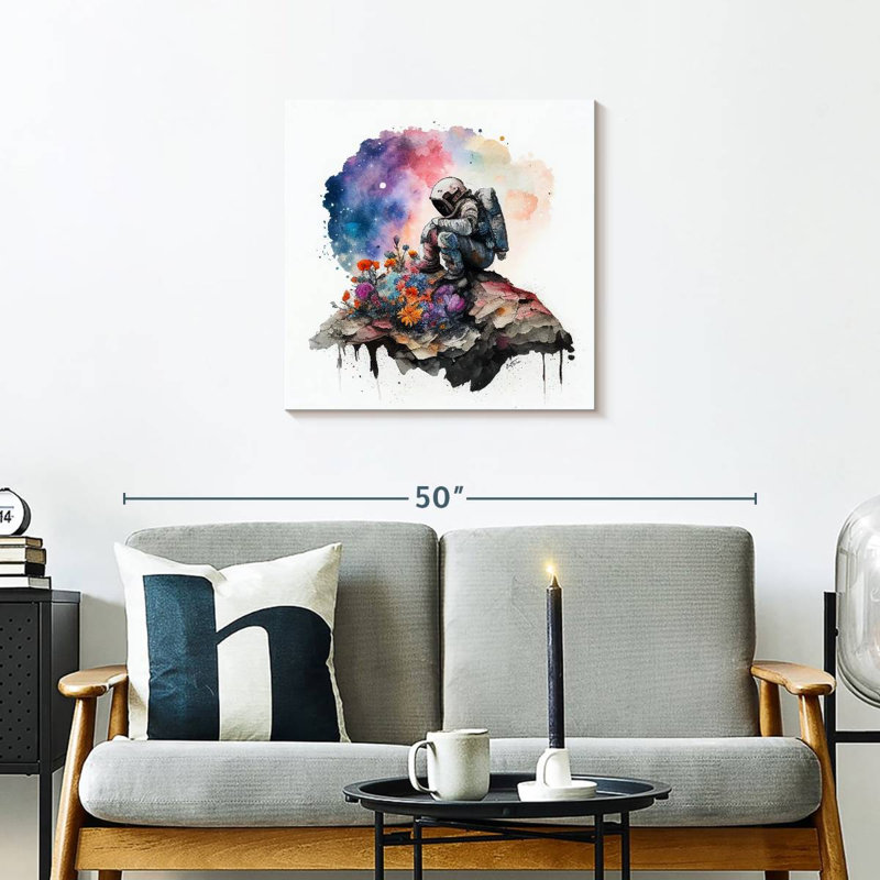 Kelan Last Flowers, 24" H x 24" W