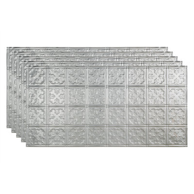 24.375'' L x 48.375'' W Textured Vinyl Glue Up Ceiling Tile