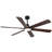 Smart 60" Indoor/Outdoor Ceiling Fan With Light, Dual Finish Black/Walnut 6-Blade, Remote Control, Dimmable LED, 6-Speed Quiet DC Motor, Reversible-1144667305-1144667316