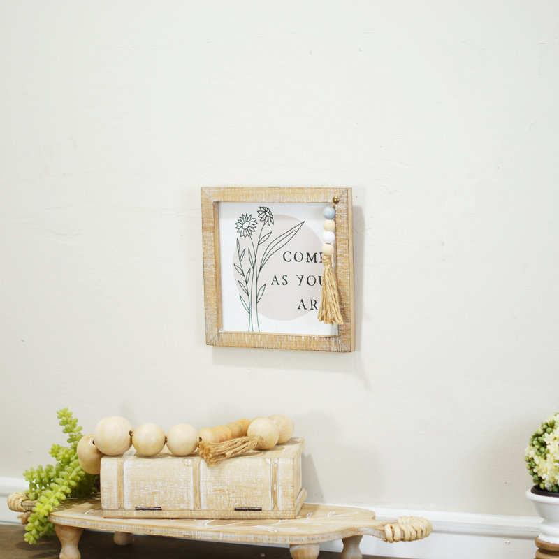 Enseigne en bois 8 po.