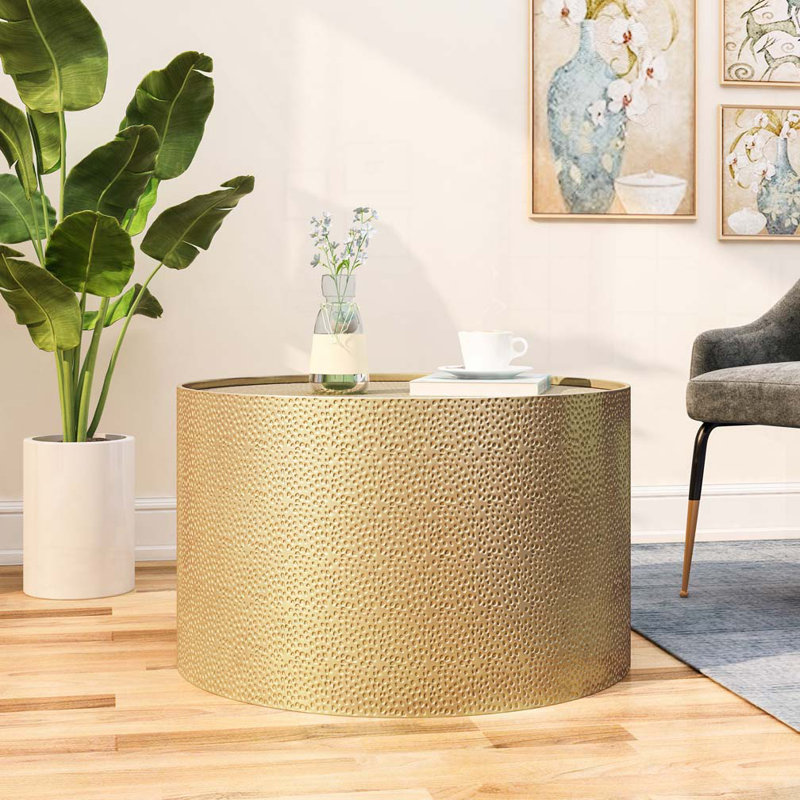 Round Iron Coffee Table