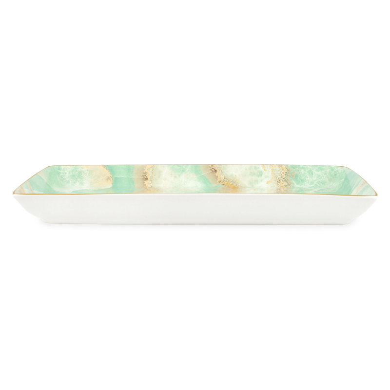 Canora Grey Manneville Porcelain China Tray