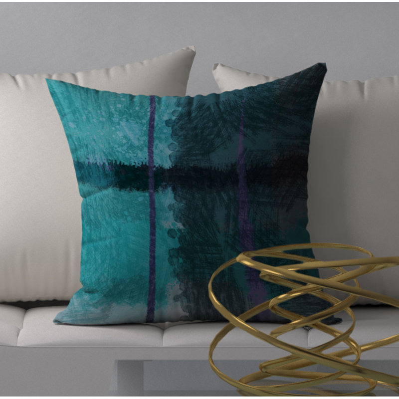Housse de coussin carrée/insert, 18" x 18"