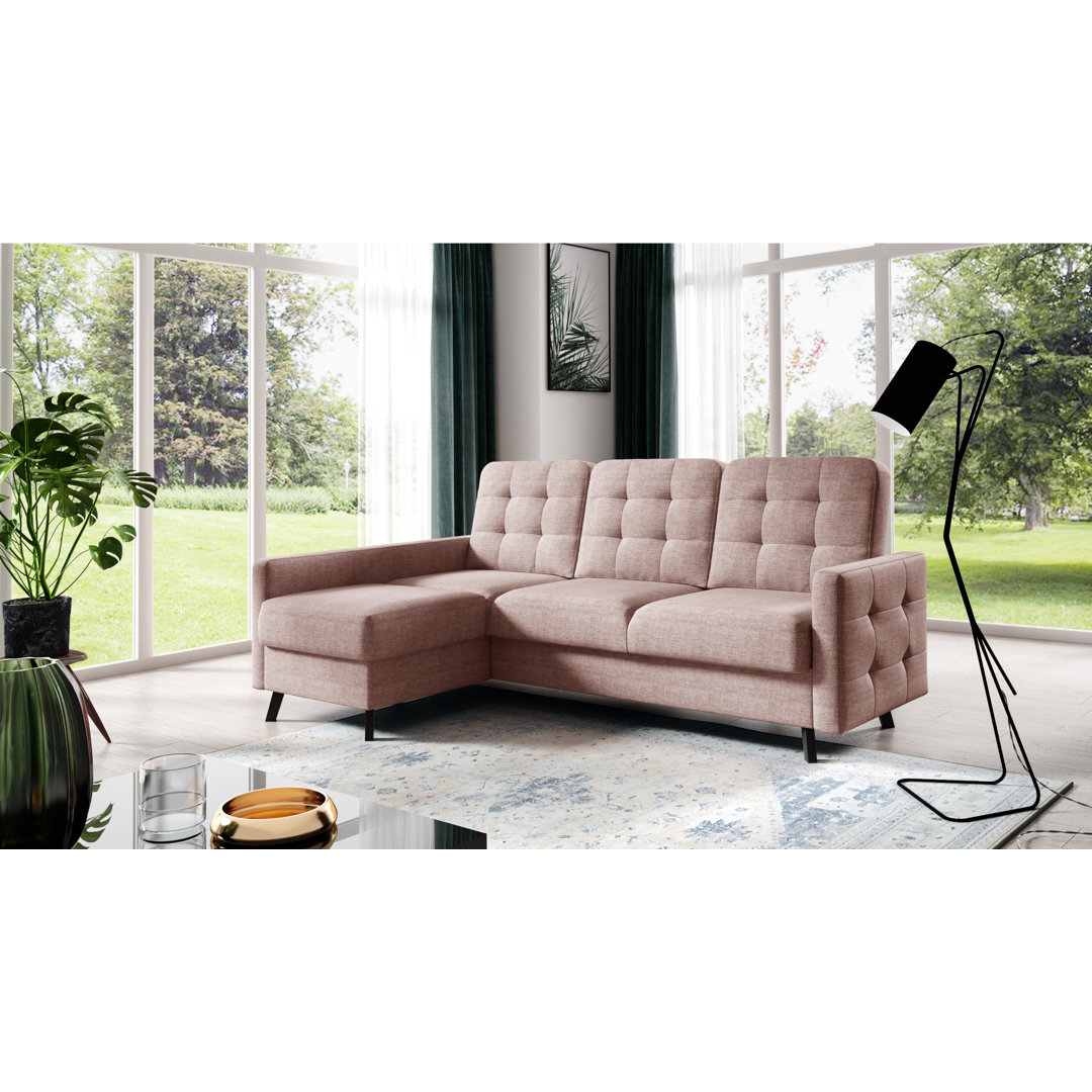 Ecksofa Garofalo mit Bettfunktion