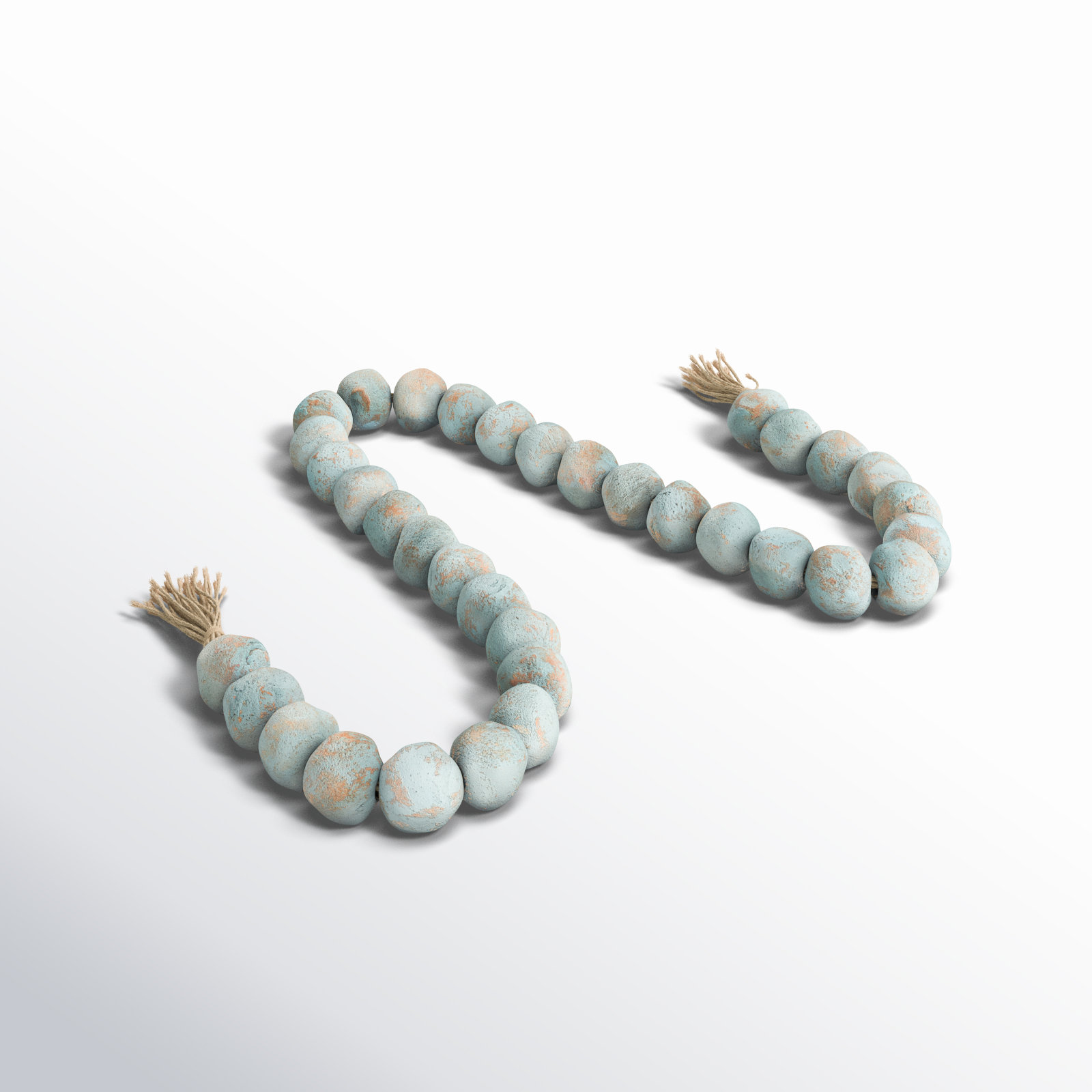 Alaray 62'' in. Garland, Teal