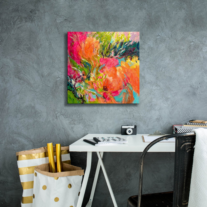  «I Hear Her Sing 1» par Dorothy Fagan, art mural sur toile, 18 po x 18 po
