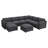 Abramson U-Shaped Upholstered Sectional Cloud Sofa With Ottoman-74227461