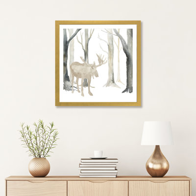 «Winter Forest Moose» par Tara Reed - reproduction