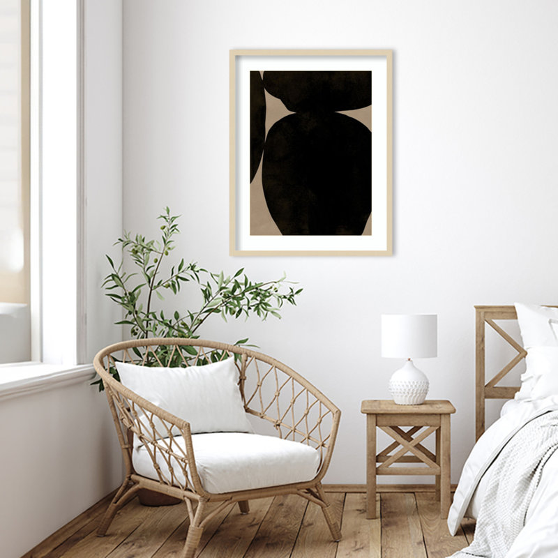 «Heirloom Orbs II», impression encadrée sur papier par Jacob Green, H 33 po x l 26 po, Encadrement brun