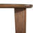 Lowman Walnut And Glass Triangular Coffee Table