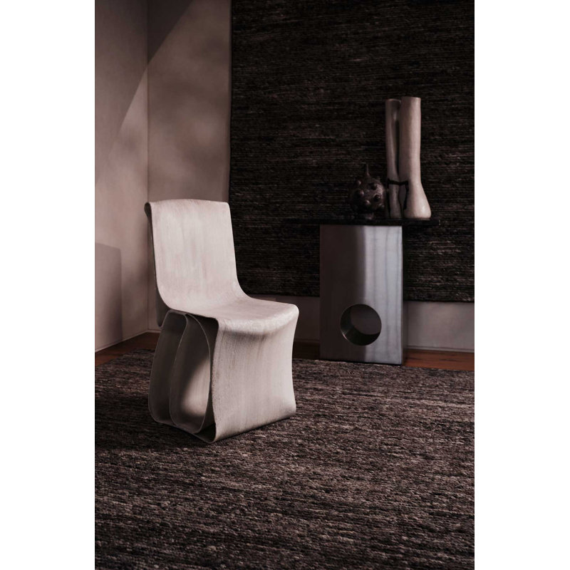 The Rug Company Rove Area Rug, Charcoal, Rectangle 4' x 6'