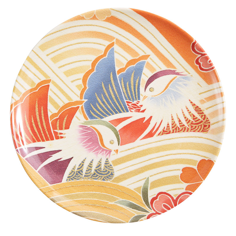 Assiette plate en mélamine 11 po Azizuddin, ensemble de 4