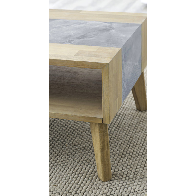 Table basse en pierre frittée
