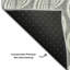 Premium Machine Washable Corum AMF1055 Swirls Rug-889671588