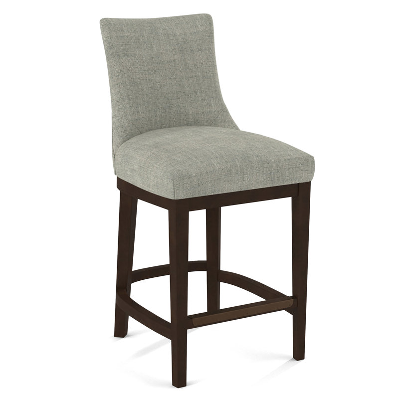 Upholstered Stool, Nutmeg, Applause Archway Grey