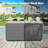 Deck Box 160 Gallons, Outdoor Storage Box, Lockable and Waterproof Patio Outside Storage Box for Patio