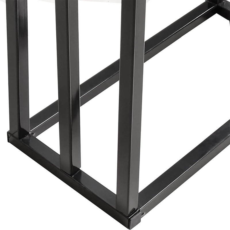 Porte-serviettes et organisateur de salle de bain en métal sur 3 niveaux, Noir