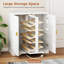 5-Tier Shoe Cabinet with Rotating Shoe Rack, Freestanding Shoe Storage Cabinet for 15-20 Pairs-1378114820