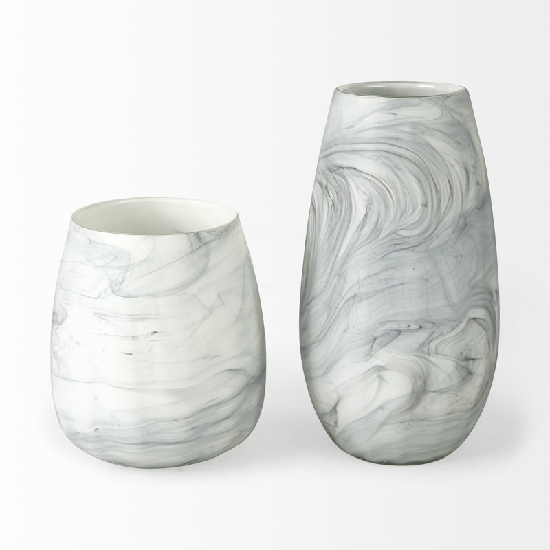 Vase en verre 8 po