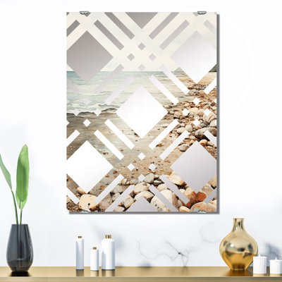 Meena - Miroir mural bord de mer minimaliste grand MIR132940