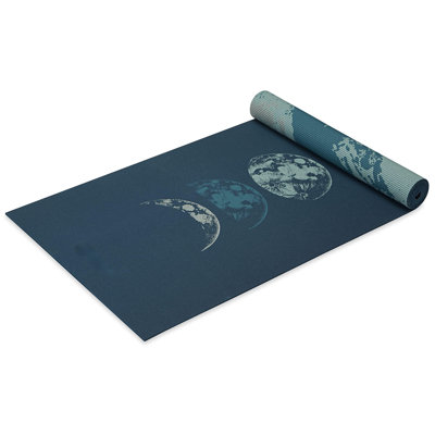 Yoga Mat - Premium 6Mm Print Reversible Extra Thick Non Slip Exercise & Fitness Mat