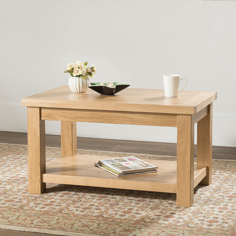 Liberty Solid Wood Four Leg Coffee Table, 50cm H x 90cm W x 55cm D
