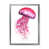 Impression argent sur toile encadrée