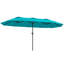 Large Patio Umbrella For 6-8 Person Rectangular/Oval Table, 12 Ribs Rustproof Steel Frame, Uv Protected Waterproof, Easy Crank Lift-942247958-942247976