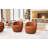 Hadriel Boucle Swivel Barrel Chair-1251603729