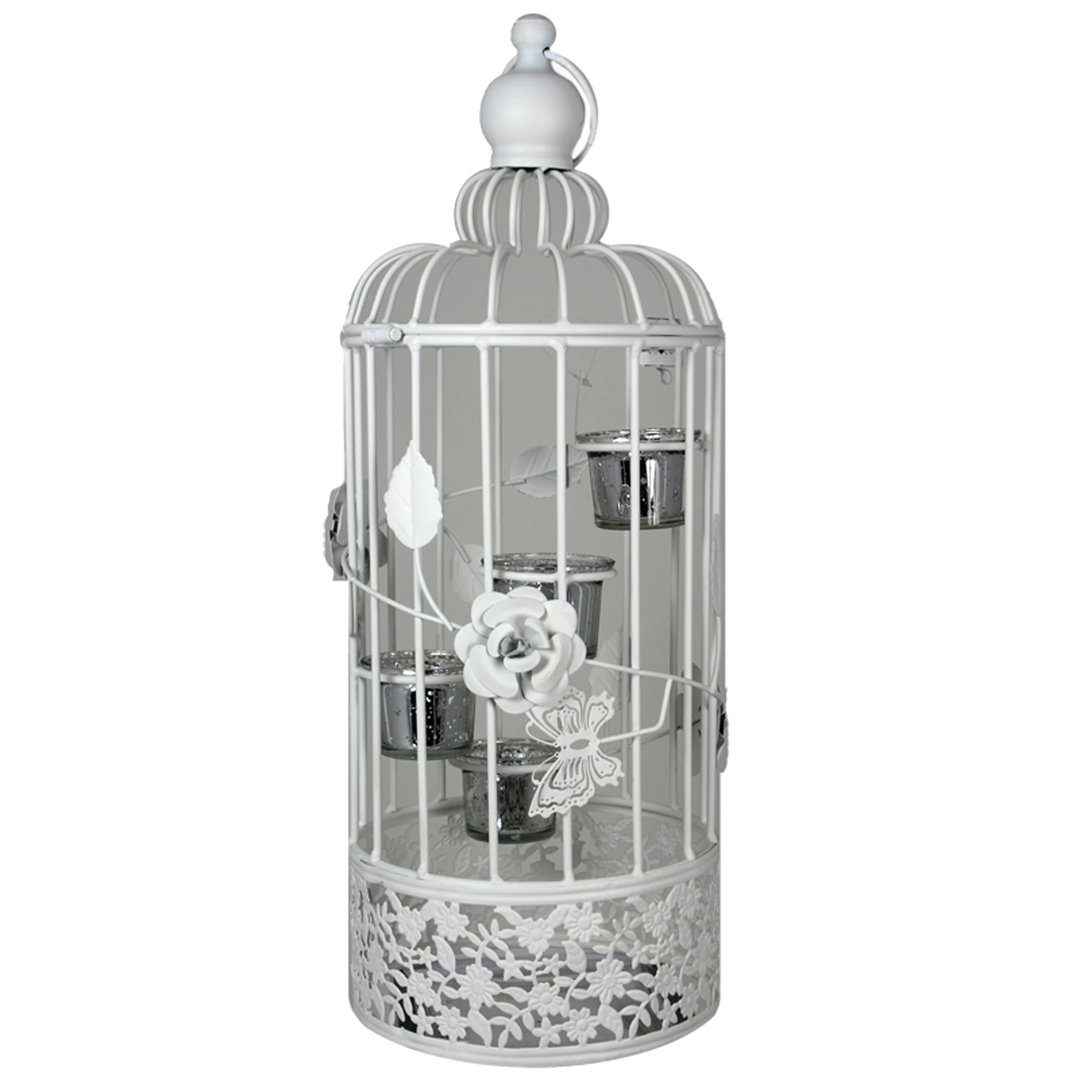 19'' H Metal Tabletop Votive Holder August Grove®