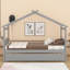 Lit en bois avec couchette-732680304