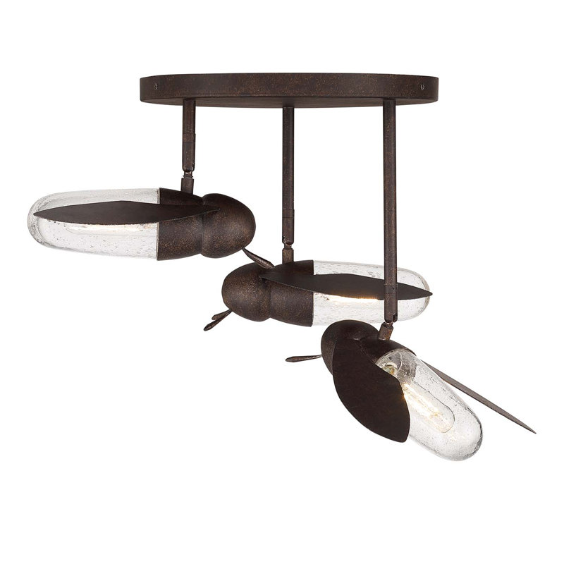 Nightflight 3-Light Semi Flush Mount