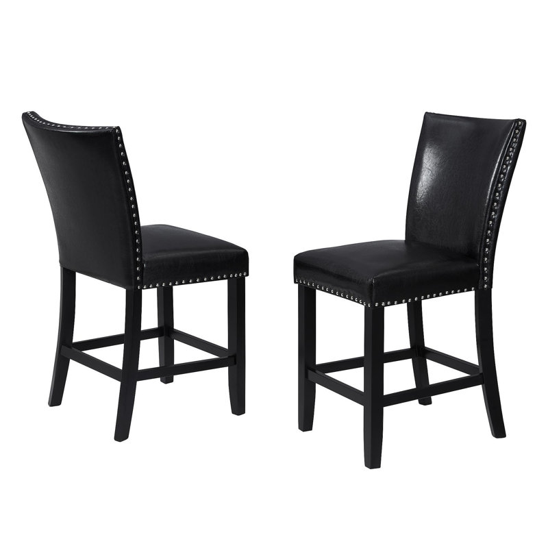 Fauteuil en polyuréthane 2pc, Noir