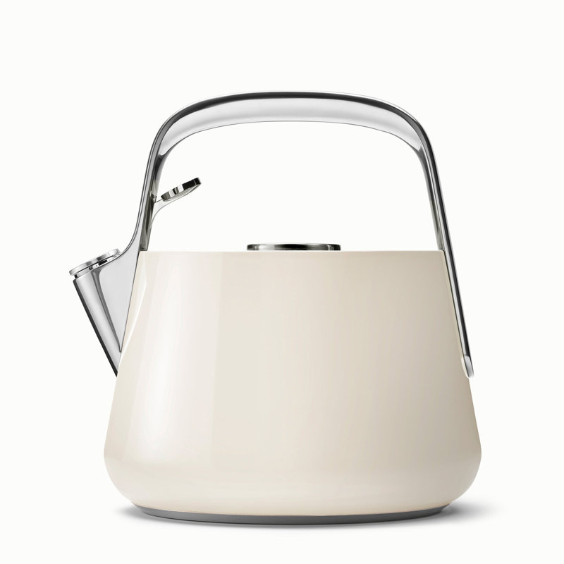 Caraway Bouilloire Stistopop Whistling, Crème, crème