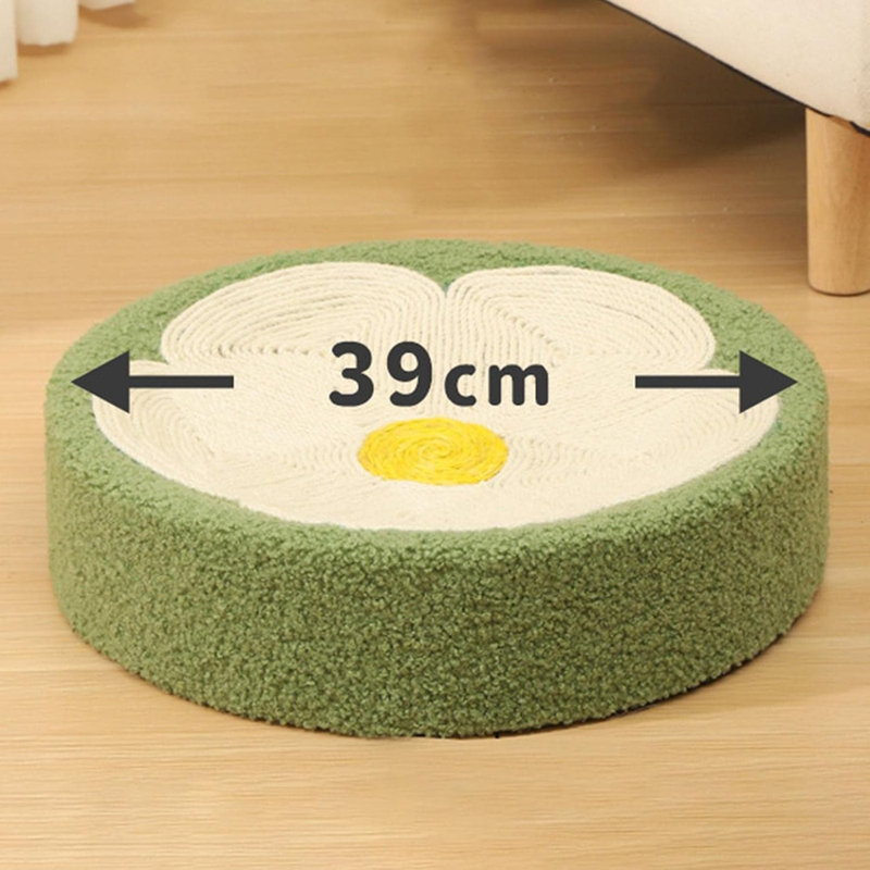 Chatière gratteuse ronde en sisal