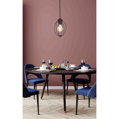 Wilmot 1-Light Indoor Antique Bronze Single Mini Pendant