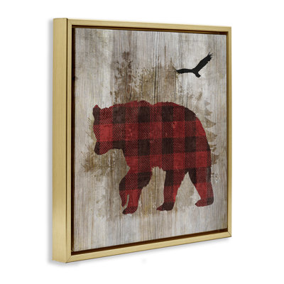 Buffalo Plaid Bear & Bird