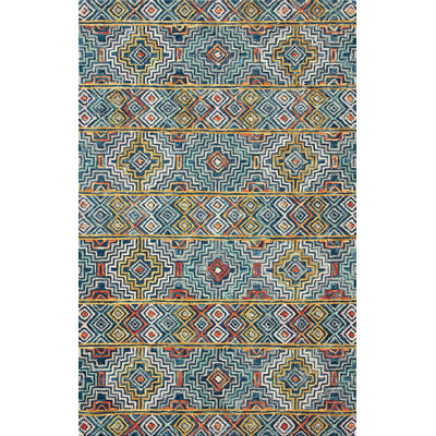 Deyoung Hand Tufted Cotton Geometric Rug