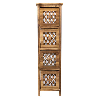 Sperazza 22cm W Solid Wood Bedside Table