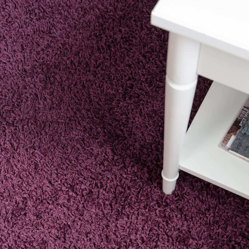 Tapis de couloir prune Sybil