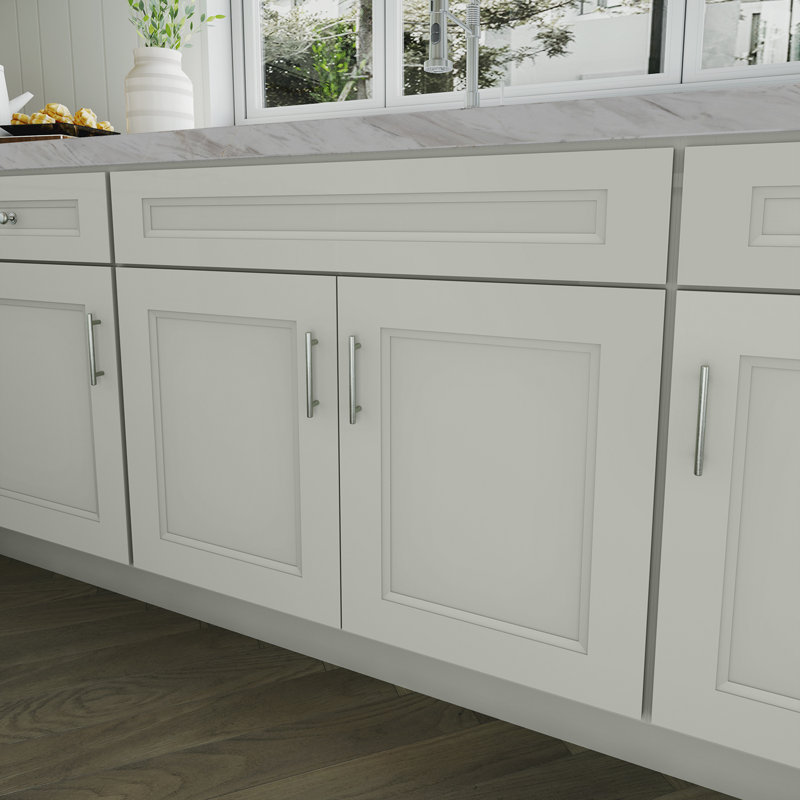 Armoire de cuisine à évier Sinber, 36", Double shaker Laguna Grey