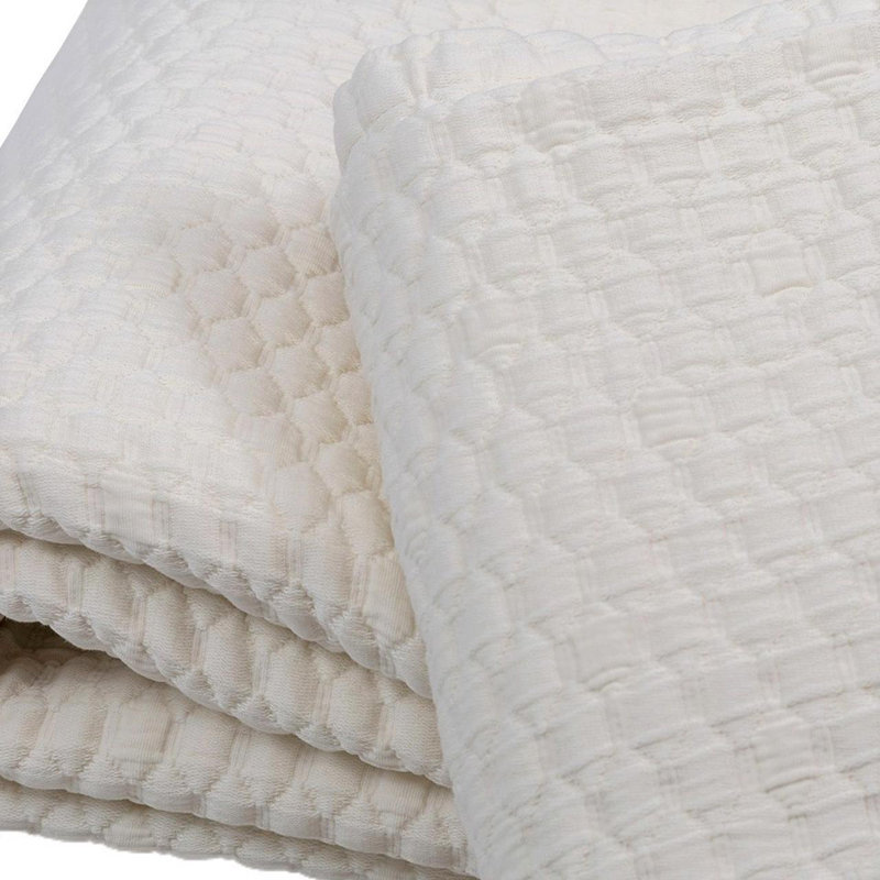 Simply Coverlet, King Matelassé, Ivory