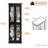 Lighted Curio Cabinet 71" Vintage Glass Display Case with Adjustable Shelves, 4 Tempered Glass Doors, Bulb Included, Wooden Square Wine Bar China Cabinet for Living Room Liquor Storage-105678890
