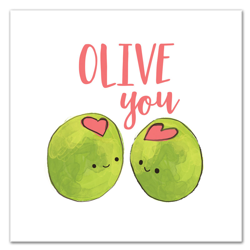 Mccollom Olive You, H 20 po x l 20 po x P 1,25 po